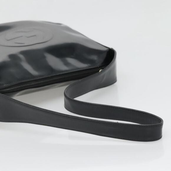 GUCCI Shoulder Bag Enamel Black 001 3754 001 3754 - Picture 7 of 12